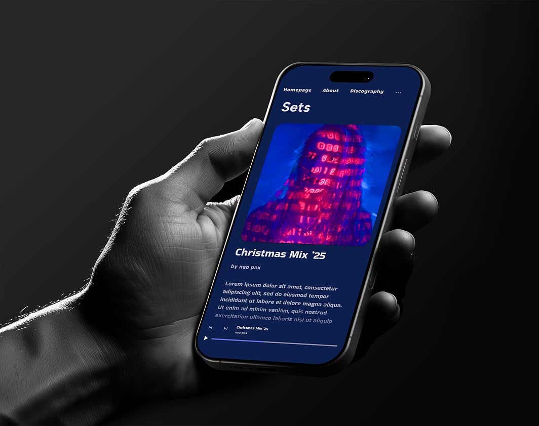 Noiseyard website builder for musicians, banner: All-in-one music website builder for musicians