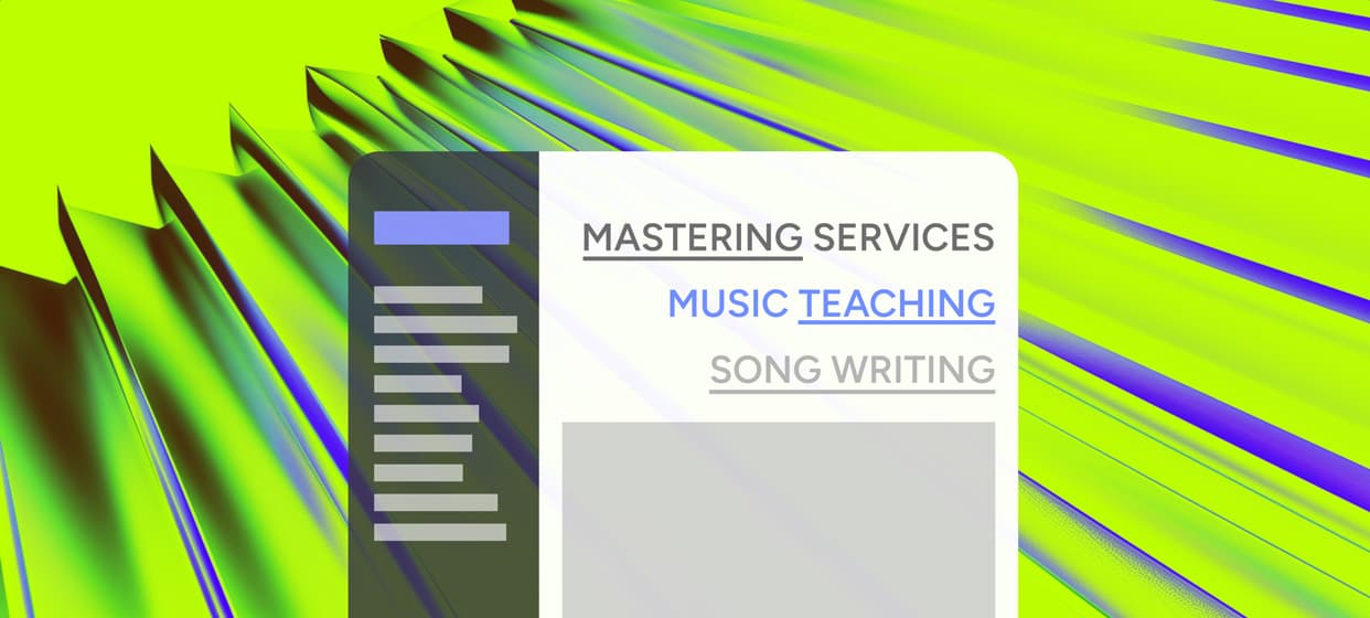 Noiseyard website builder for musicians, blog post: mastering services music teaching song writing