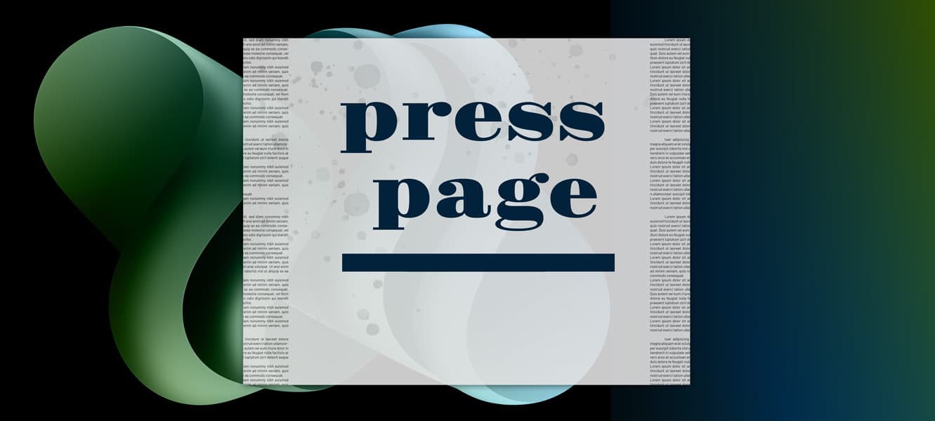 Noiseyard website builder for musicians, blog post: a newspaper with the word press page on it